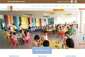 รับออกแบบเว็บไซต์ , ออกแบบเว็บไซต์ Norwich International School